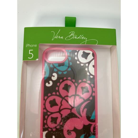 Vera Bradley iPhone 5 Soft Frame Case Tutti Frutti Floral Design New in Box3 - Picture 2 of 5